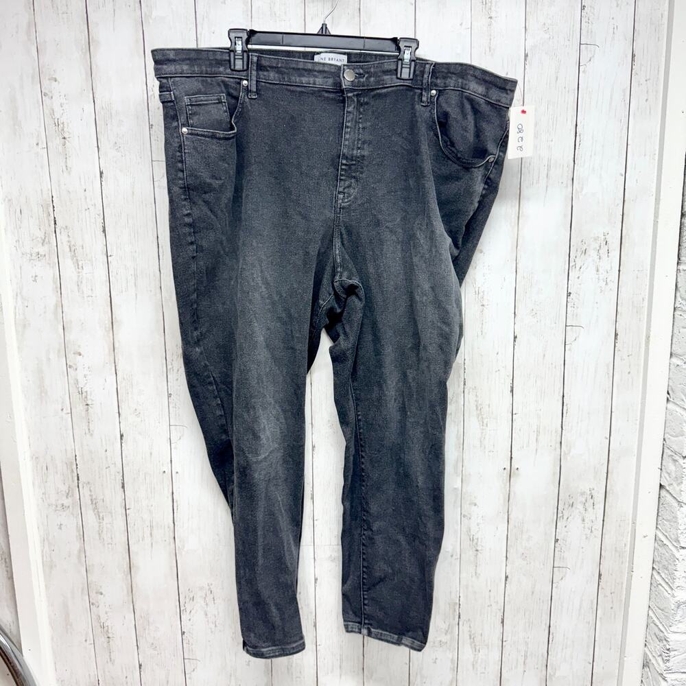 Lane Bryant Pants Women Size 28 Black Acid‎ High Rise Skinny Jeans Casual Grunge
